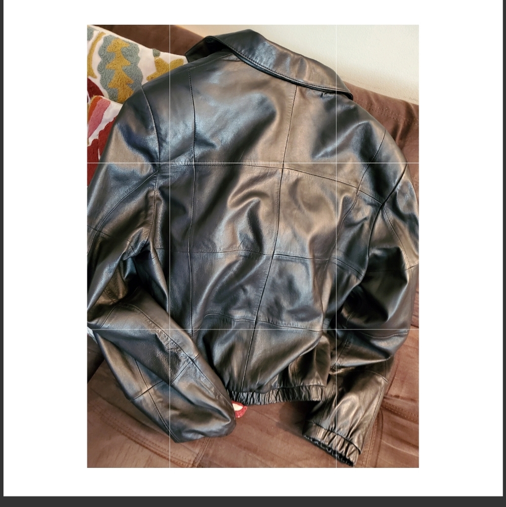 Venus Williams Exclusive soft leather Bomber XL - Picture 2 of 5